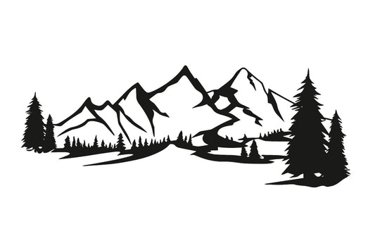 Wall Art - Mountains and Trees