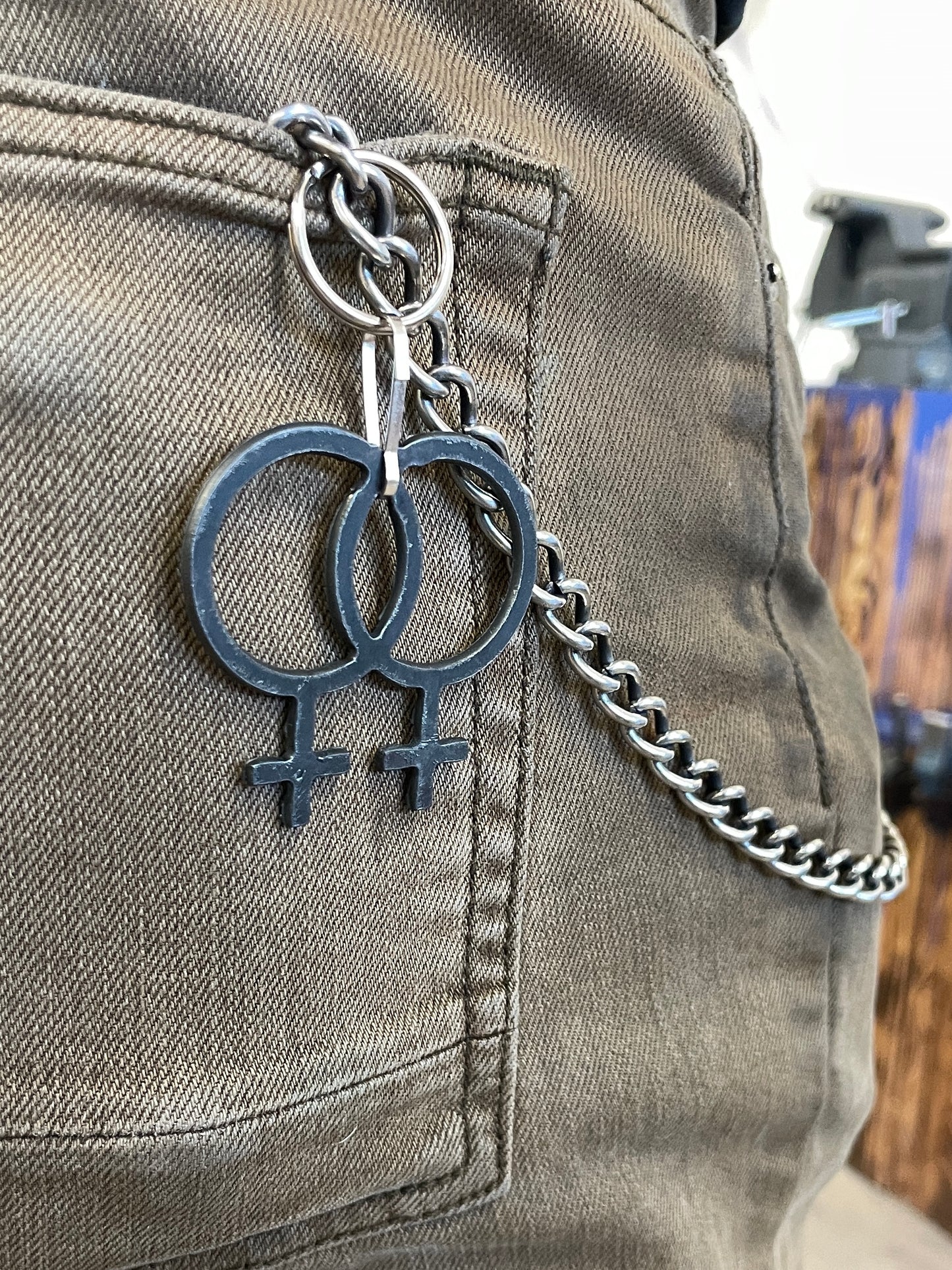 Pride Keychain  - Lesbian/WLW