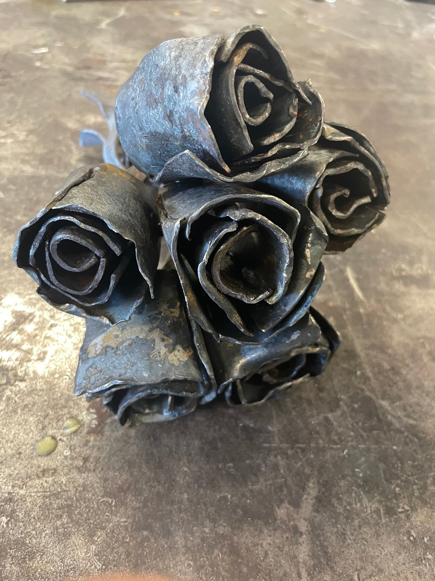 Steel Rose Bouquet (Half Dozen)