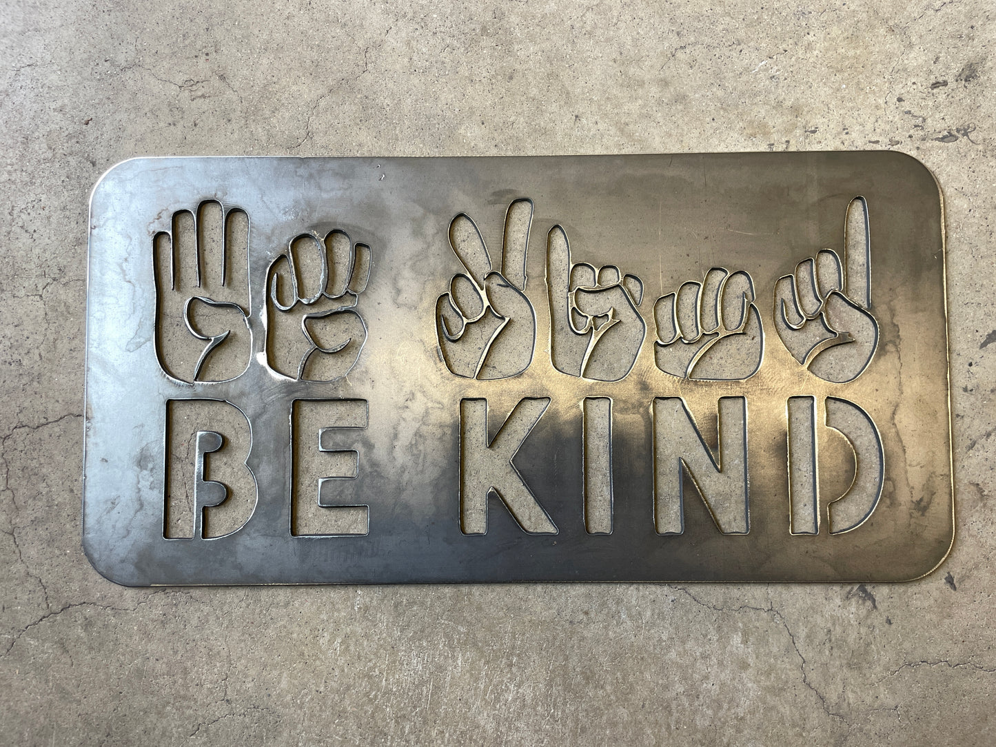 ASL "Be Kind" Sign